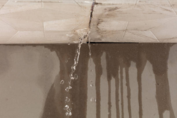 Professional Sewage Cleanup technician working in Alexis, NC